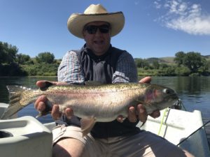 Rainbow trout caugh on the Big Horn River in Montana